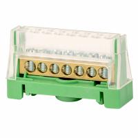 Клеммная колодка соединит 1р 11х5,3мм цвет зеленый