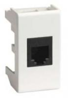 Розетка RJ-45 кат 5е компьютерная  1 модуль ДКС