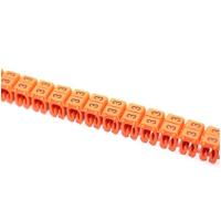 Маркер для провода 0,5-1,5 мм кв САВ3-"3" оранжевы