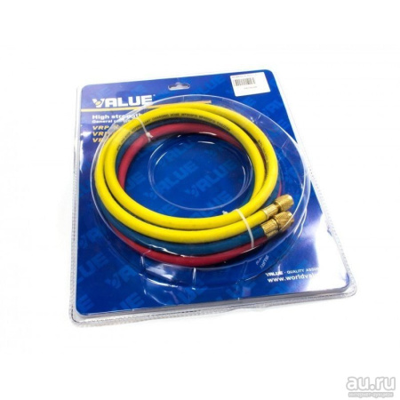 Шланг зарядный VRP-U-RYB (1,5 м) (R-410) к-т 3 шт.