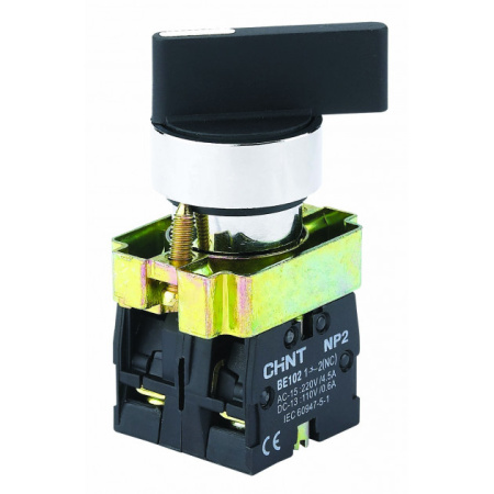 Переключатель NP2-BJ25 (2 полож. с фикс.) 1НЗ+1НО