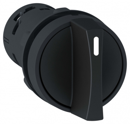 Переключатель черный 3 пол с фикс (2НО)